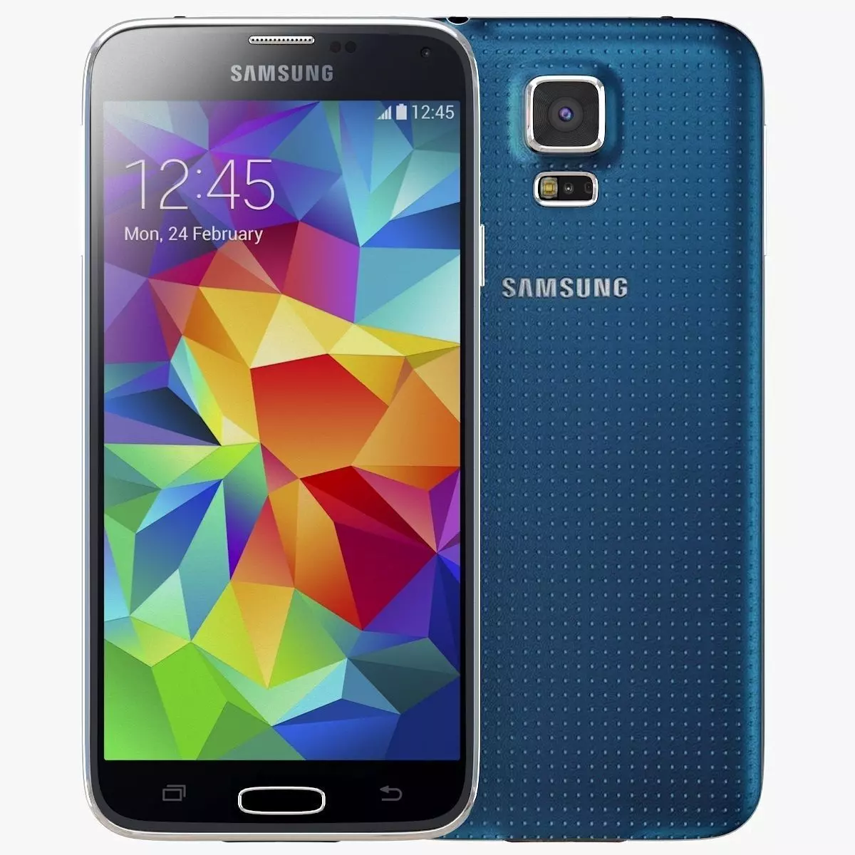 Samsung Galaxy S5 Blue 3D model_0