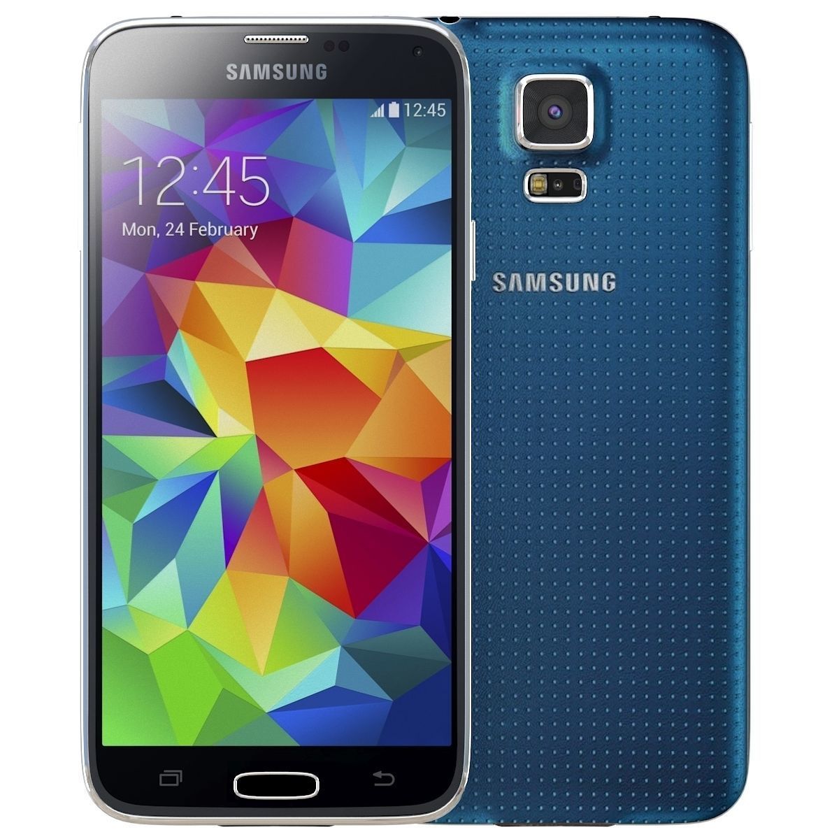 Samsung Galaxy S5 Blue 3D model_1