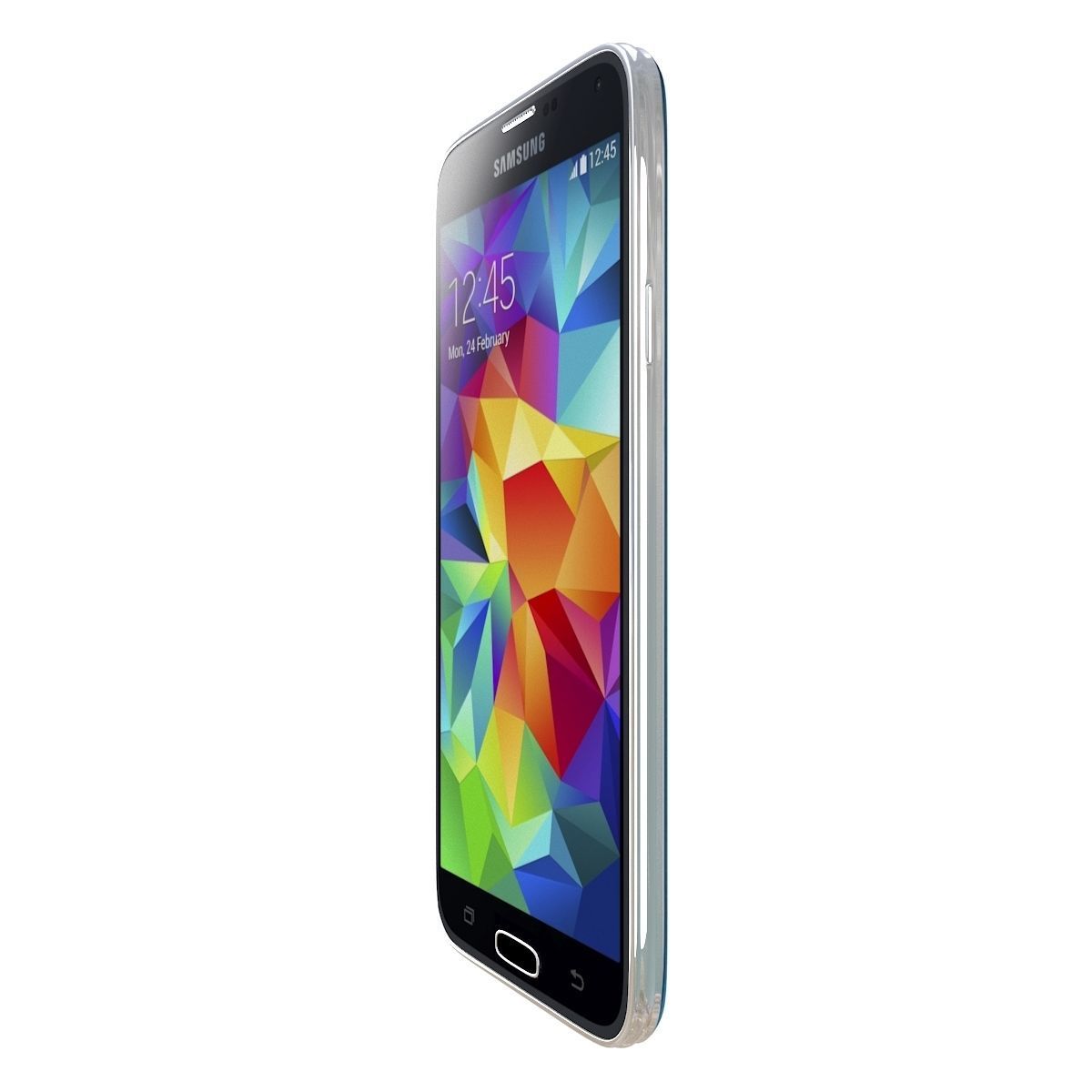 Samsung Galaxy S5 Blue 3D model_5