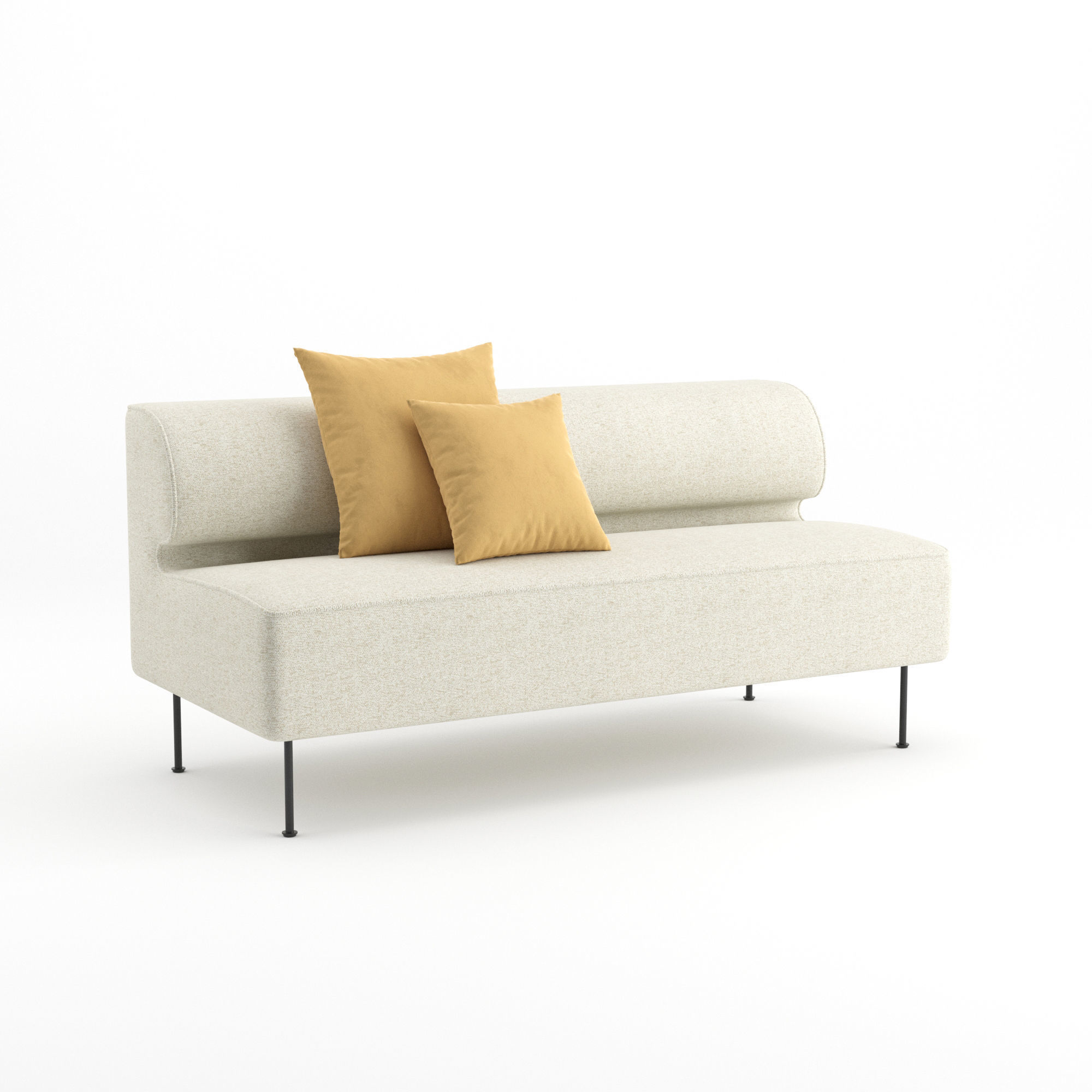 Eave Dining Sofa by MENU 3D model_5