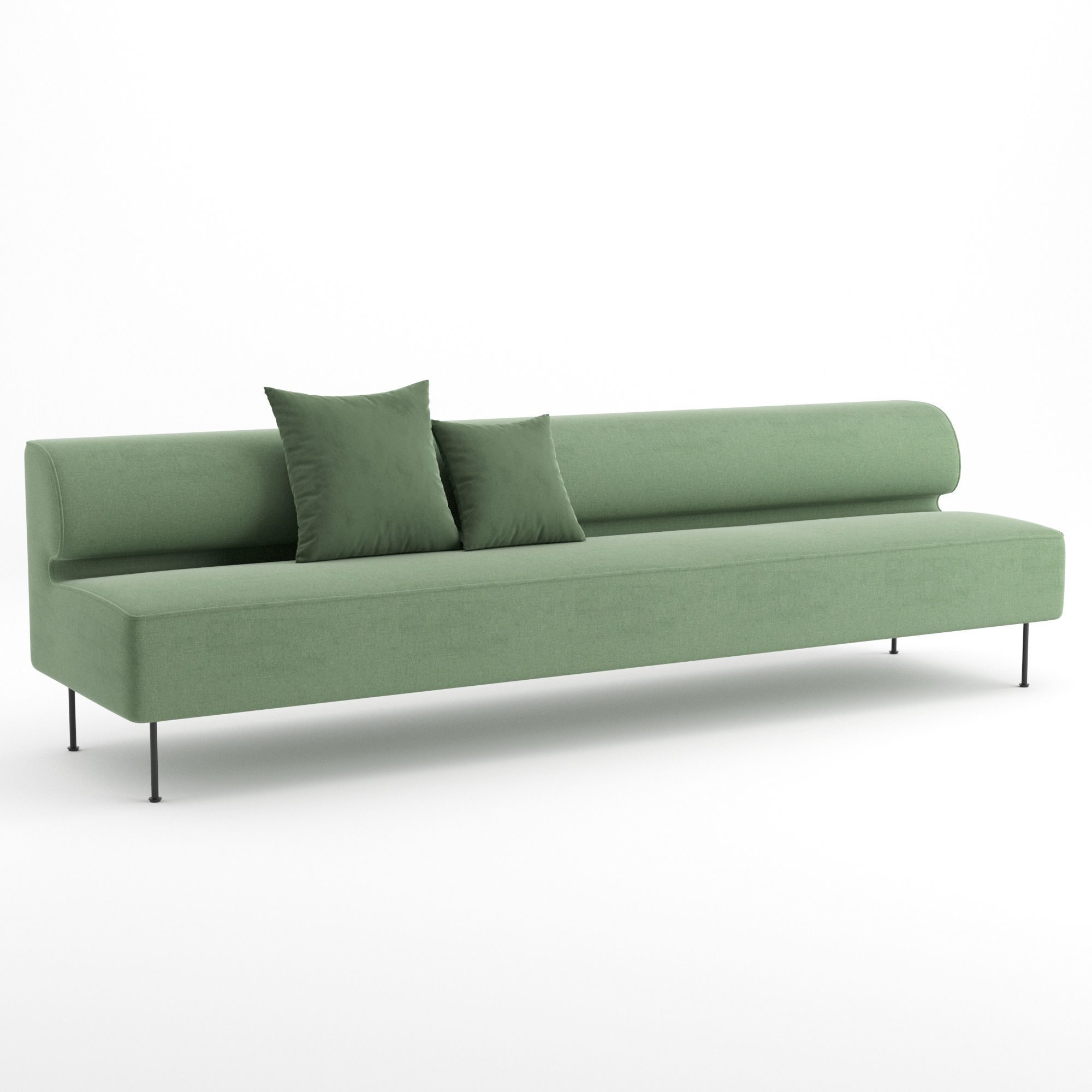 Eave Dining Sofa by MENU 3D model_3