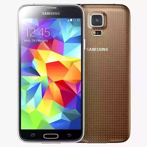 Samsung Galaxy S5 Gold 3D model