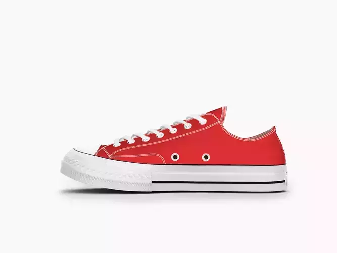 converse all stars low red