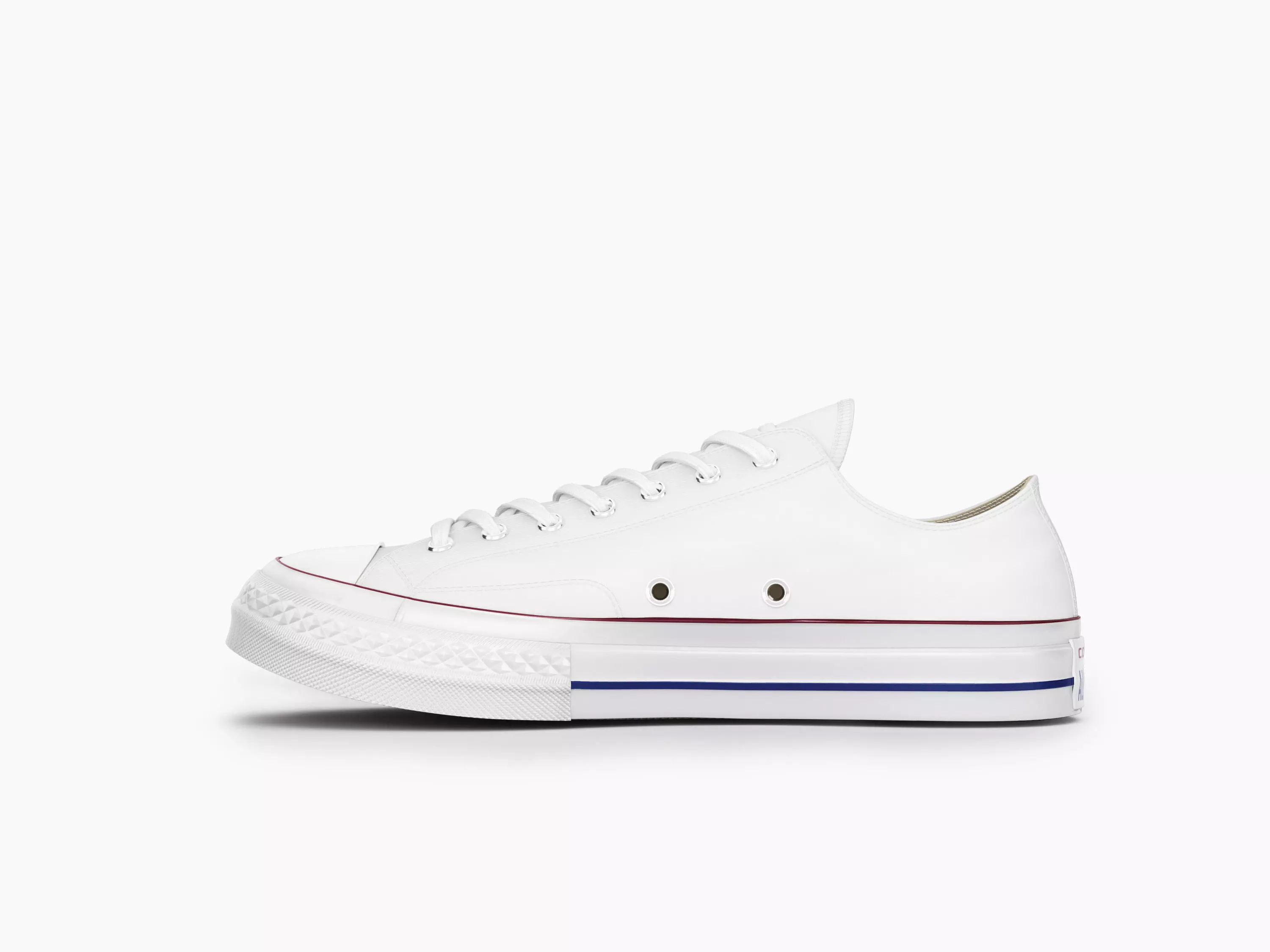 converse all stars low white 3D model_0