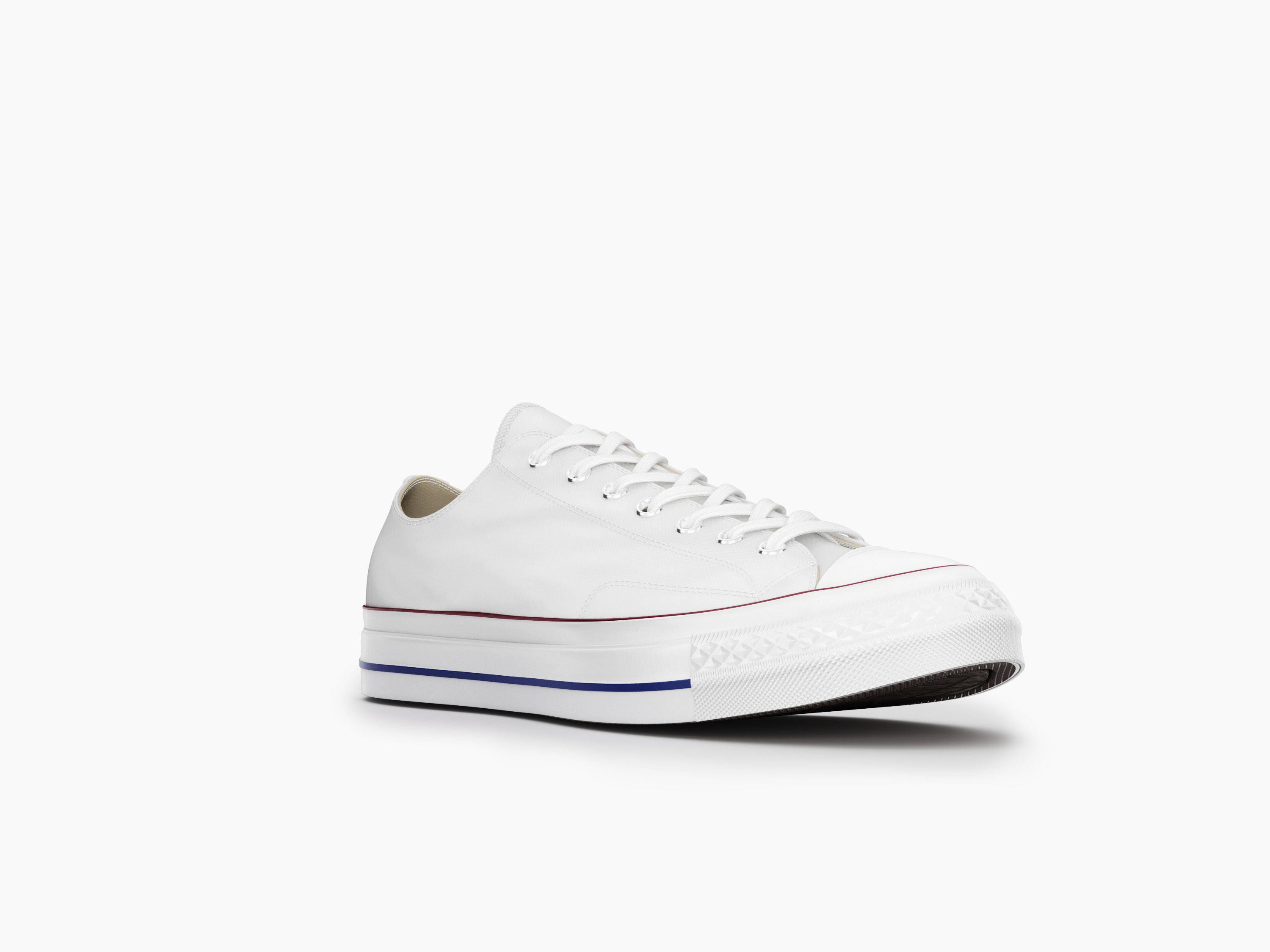 converse all stars low white 3D model_7