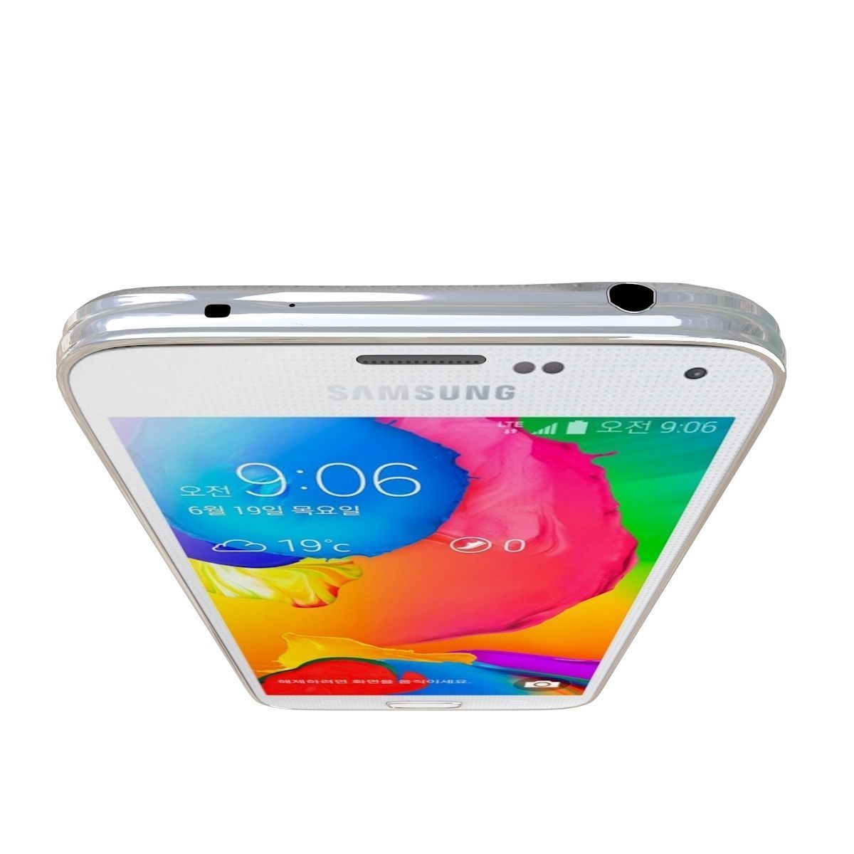 Samsung Galaxy S5 LTE-A Shimmering White 3D model_7