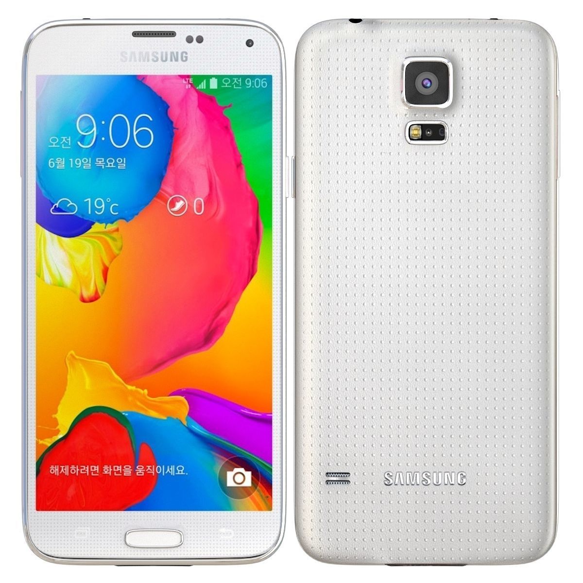 Samsung Galaxy S5 LTE-A Shimmering White 3D model_2