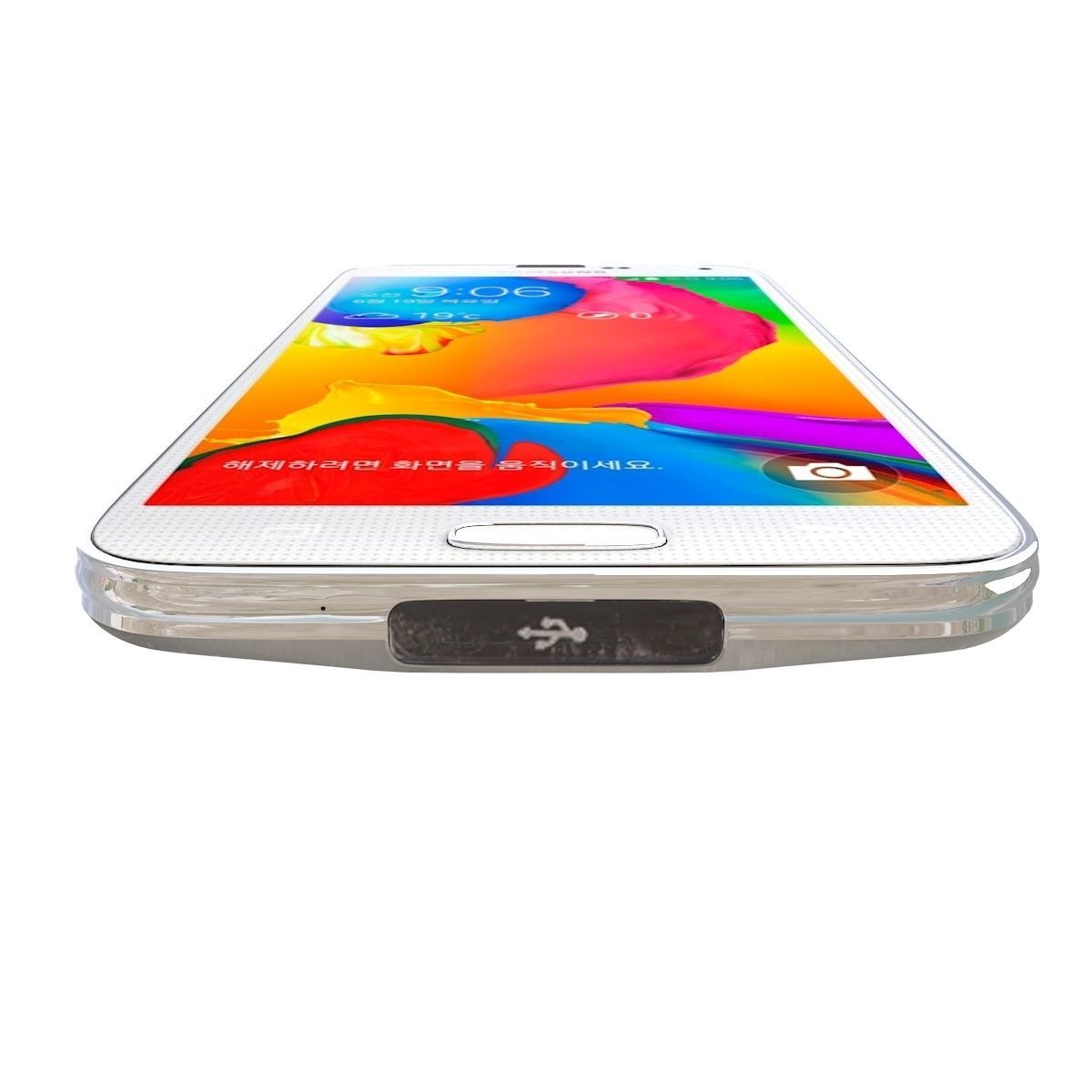 Samsung Galaxy S5 LTE-A Shimmering White 3D model_12