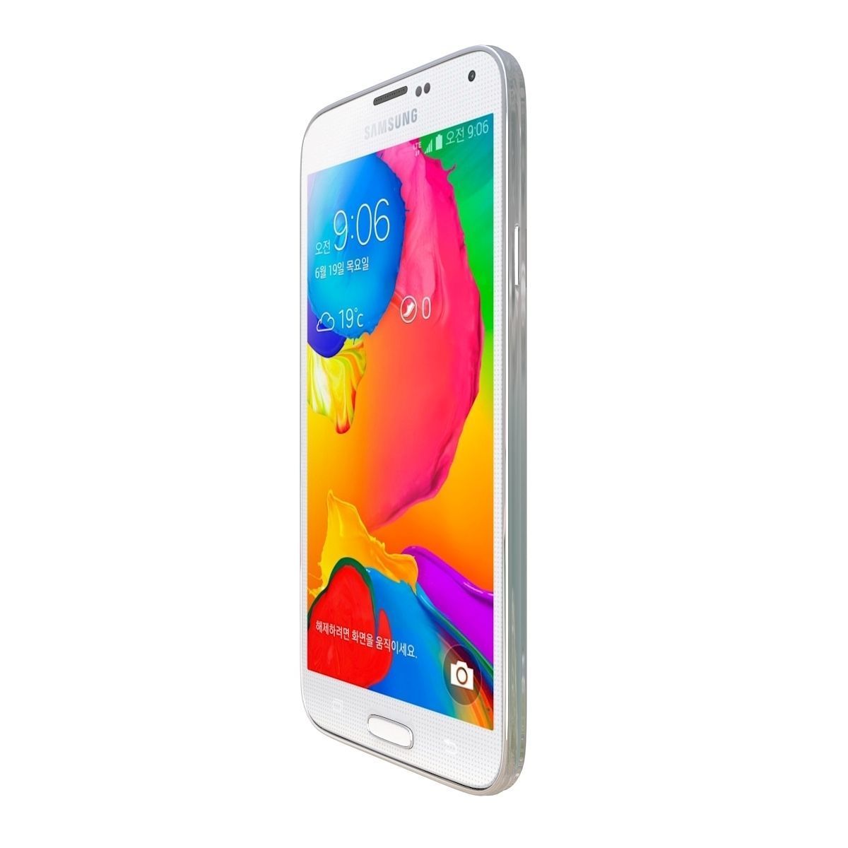 Samsung Galaxy S5 LTE-A Shimmering White 3D model_5