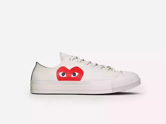 converse all stars cdg low beige