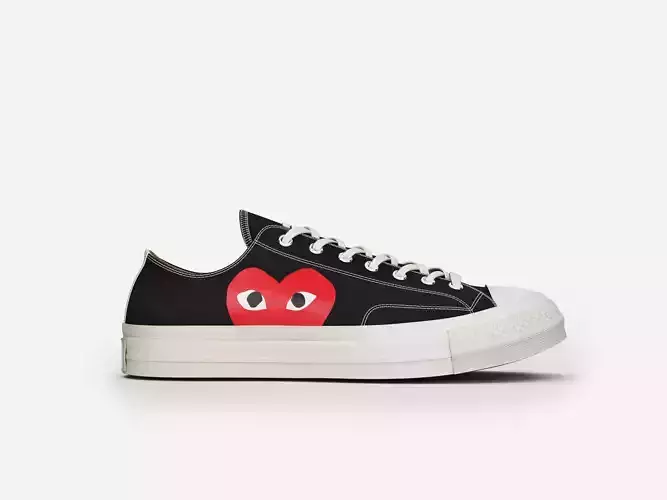 converse all stars cdg low black