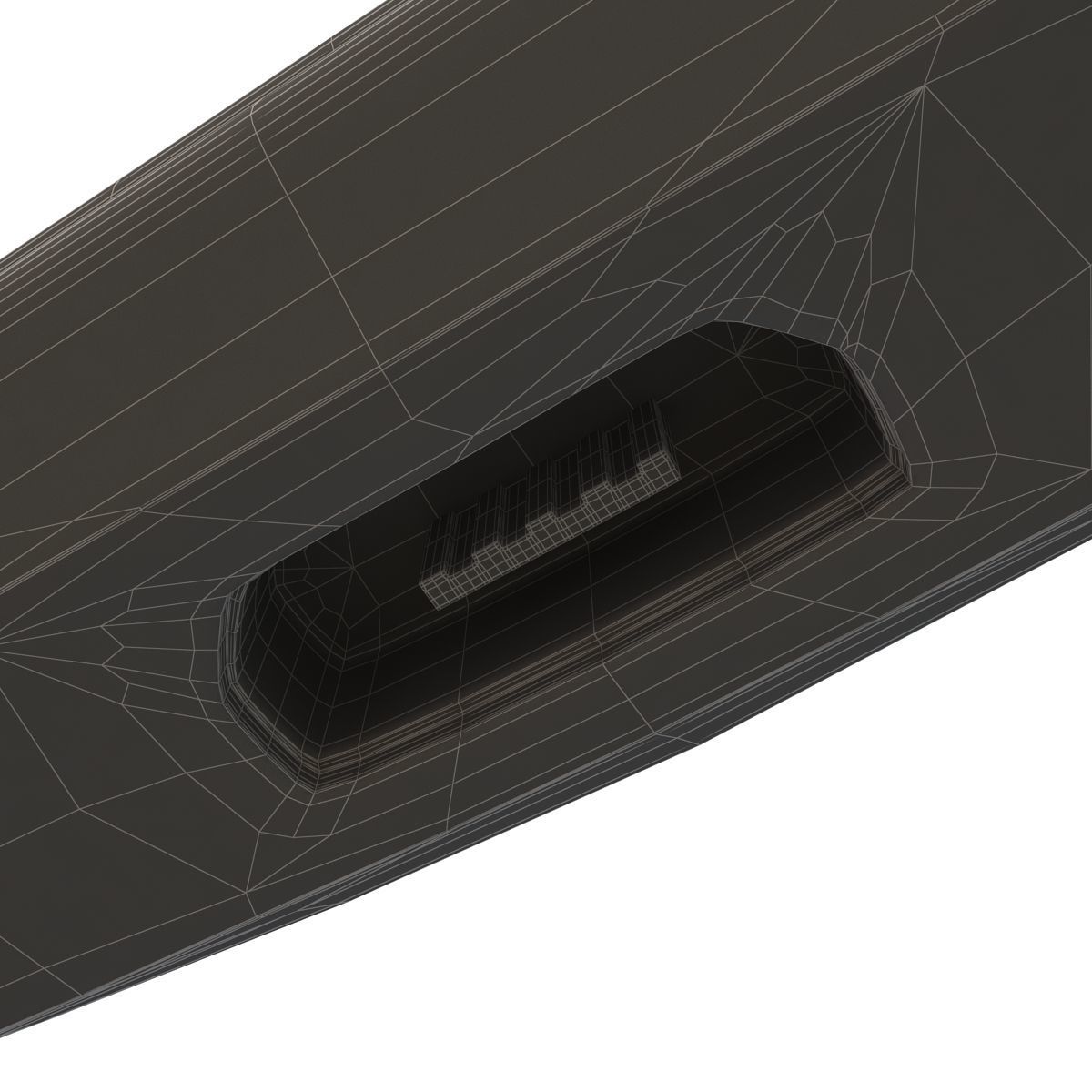 Samsung Galaxy S Duos 2 S7582 Black 3D model_8