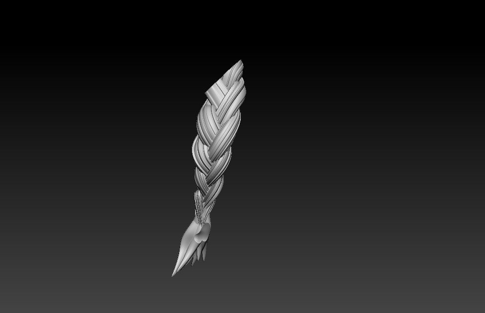 Princess Zelda on the beach 3D print model_23