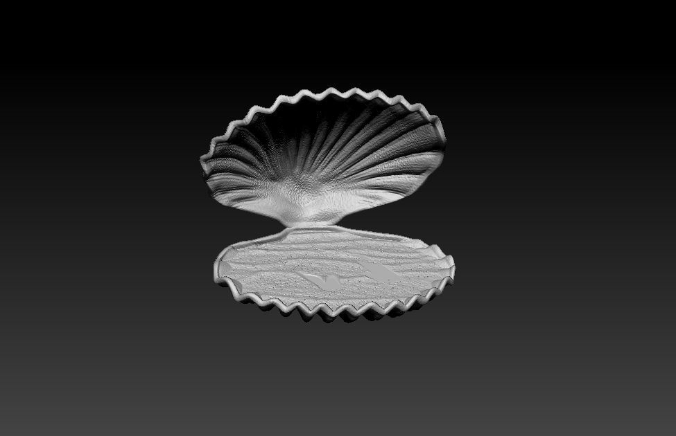 Princess Zelda on the beach 3D print model_12