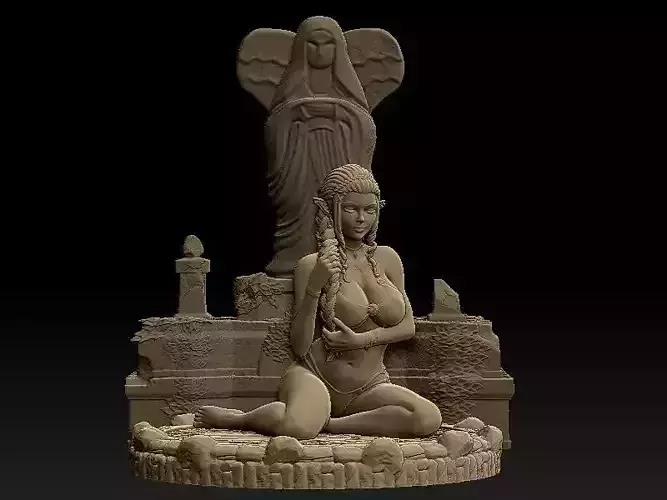 Princess Zelda on the beach