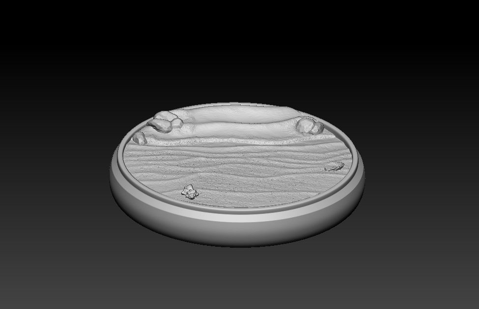 Princess Zelda on the beach 3D print model_15