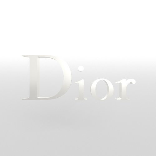 Dior Logo v1 004 Free low-poly 3D model