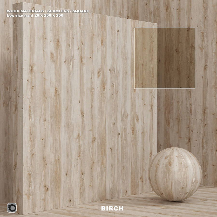 Wood material - Birch seamless Texture