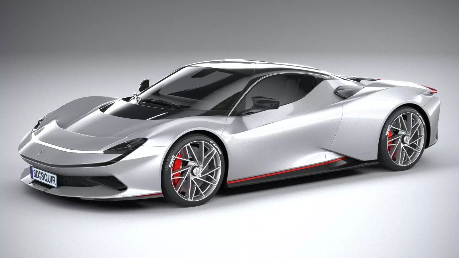 Pininfarina Battista 2020 3D model_0