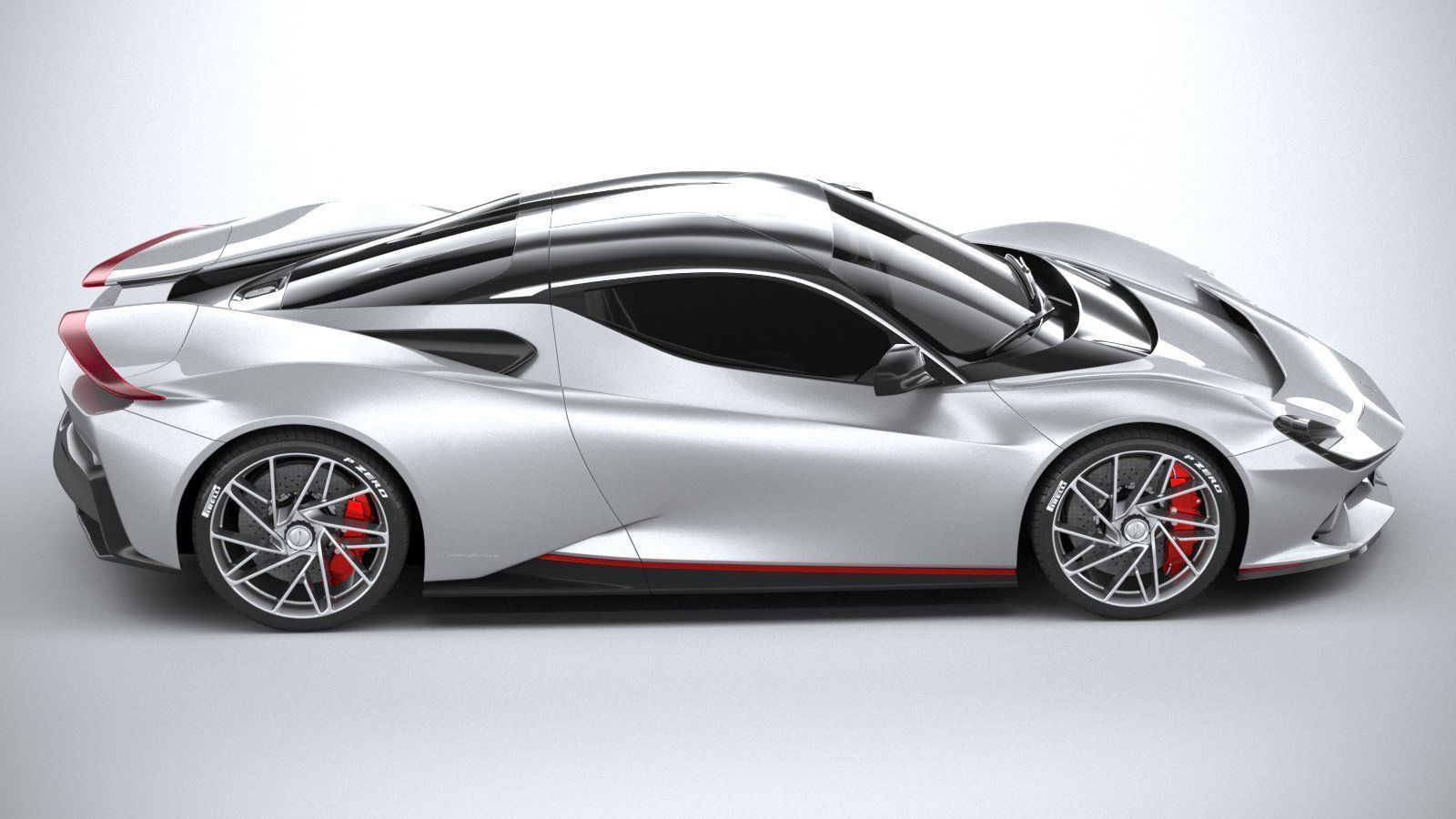 Pininfarina Battista 2020 3D model_11