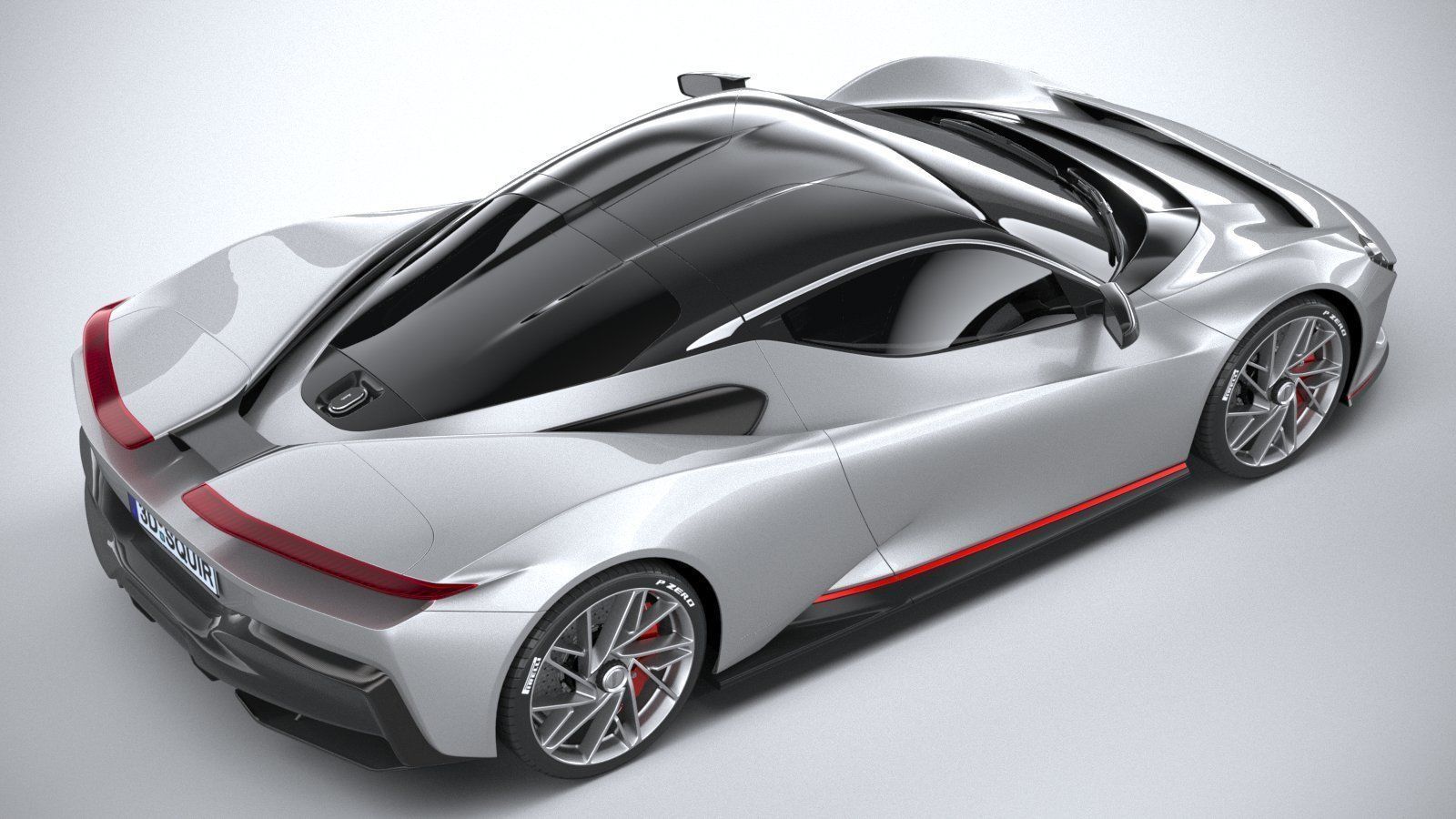 Pininfarina Battista 2020 3D model_10