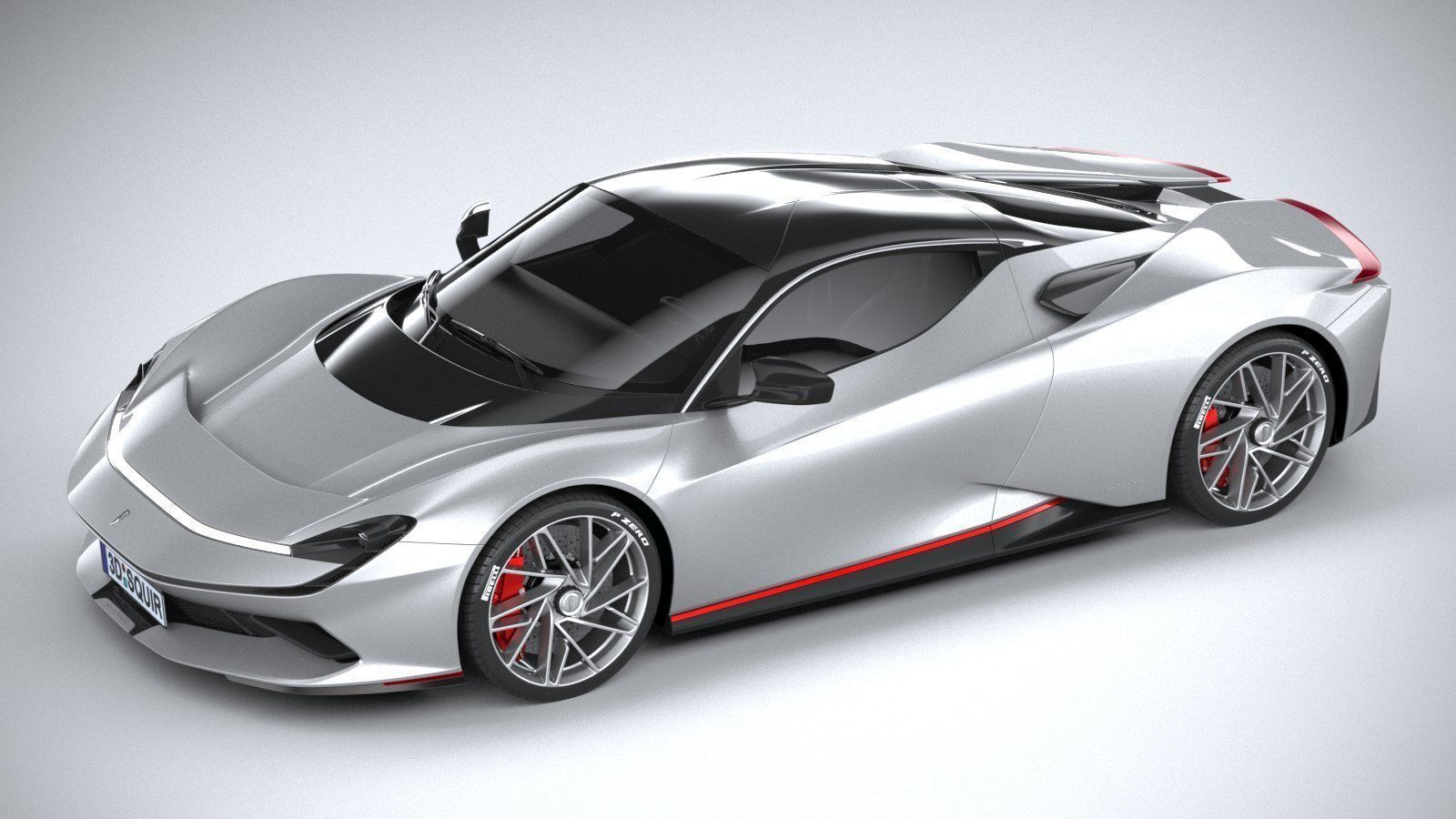 Pininfarina Battista 2020 3D model_7