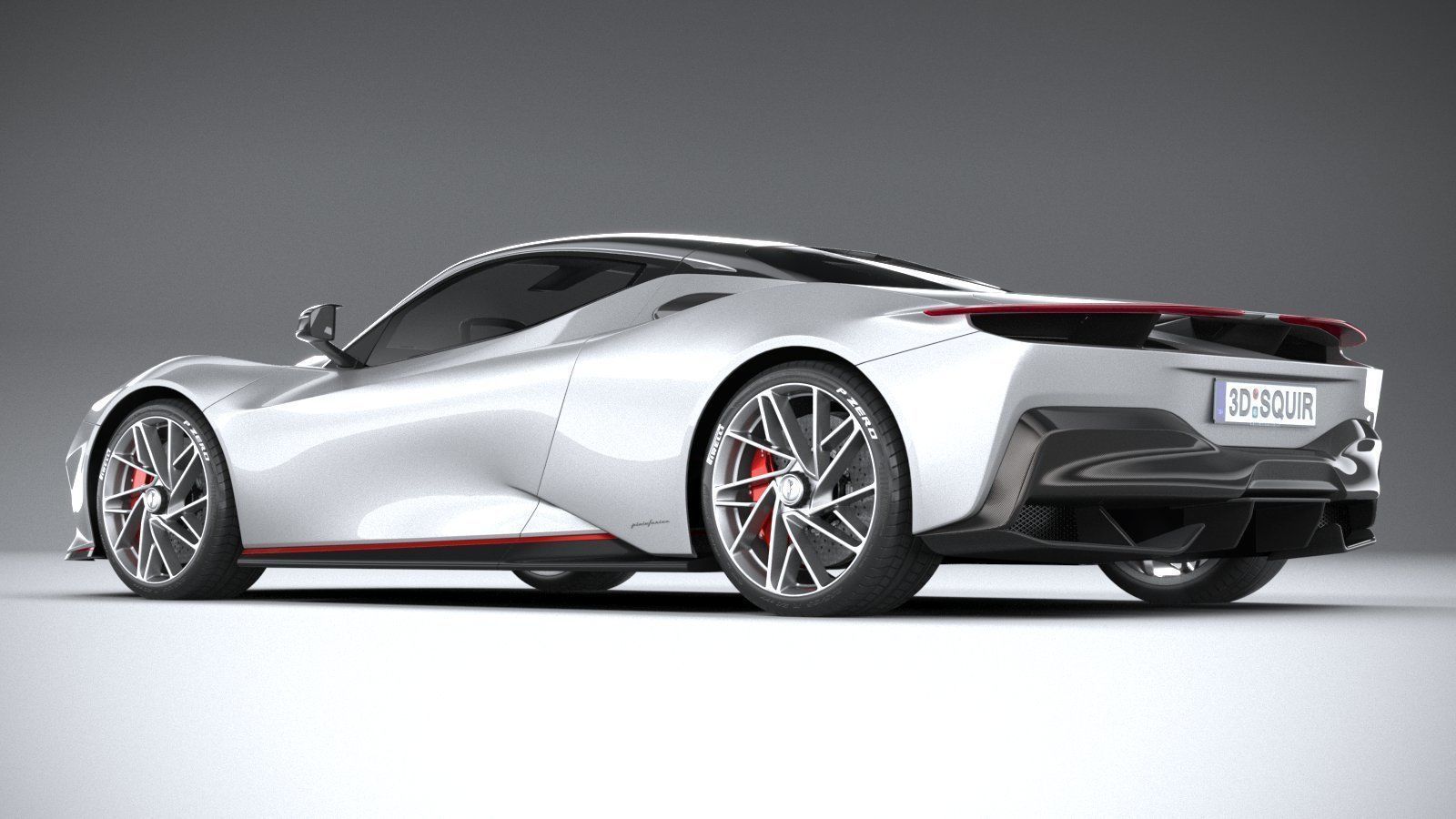 Pininfarina Battista 2020 3D model_5