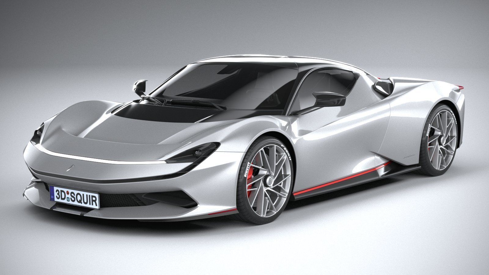 Pininfarina Battista 2020 3D model_1