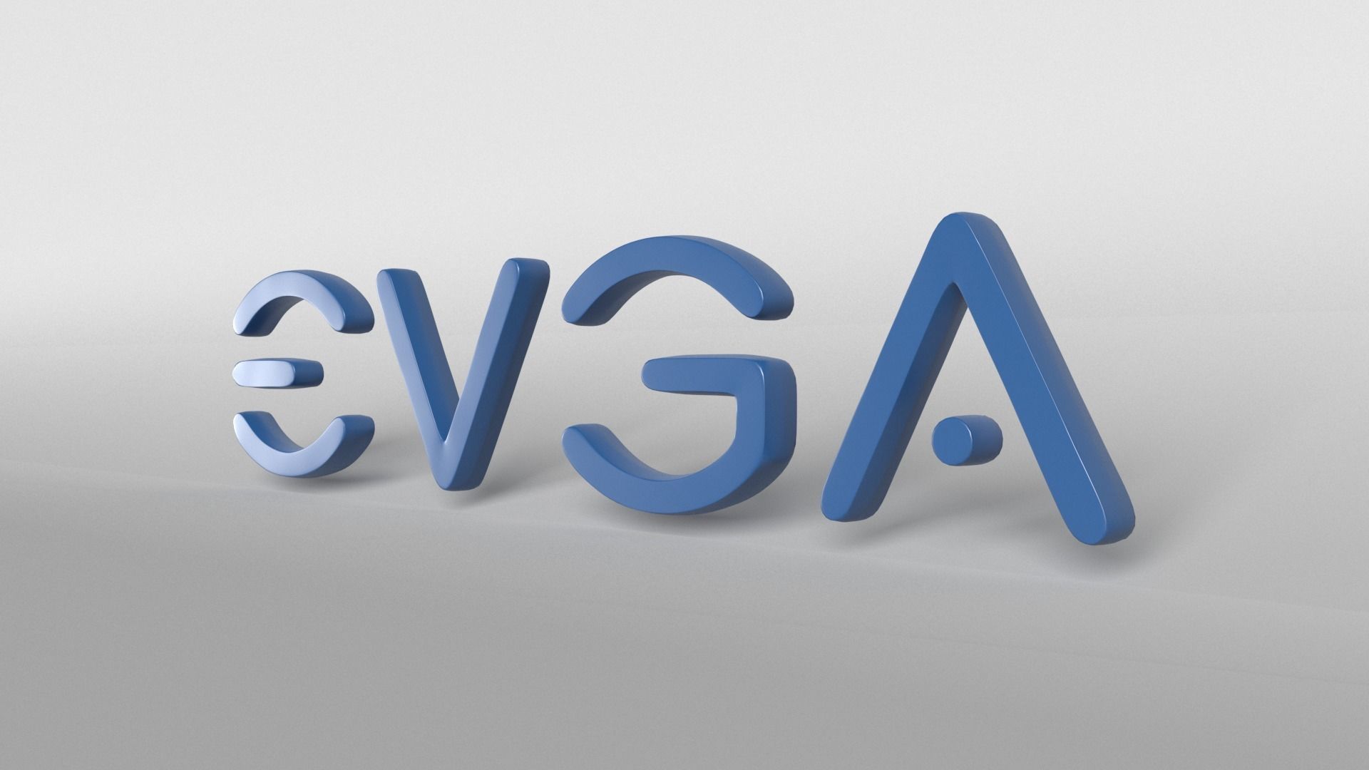 EVGA Logo v1 001 Free low-poly 3D model_3