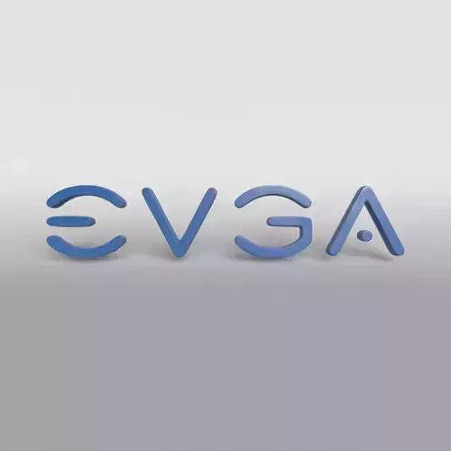 EVGA Logo v1 001 Free low-poly 3D model