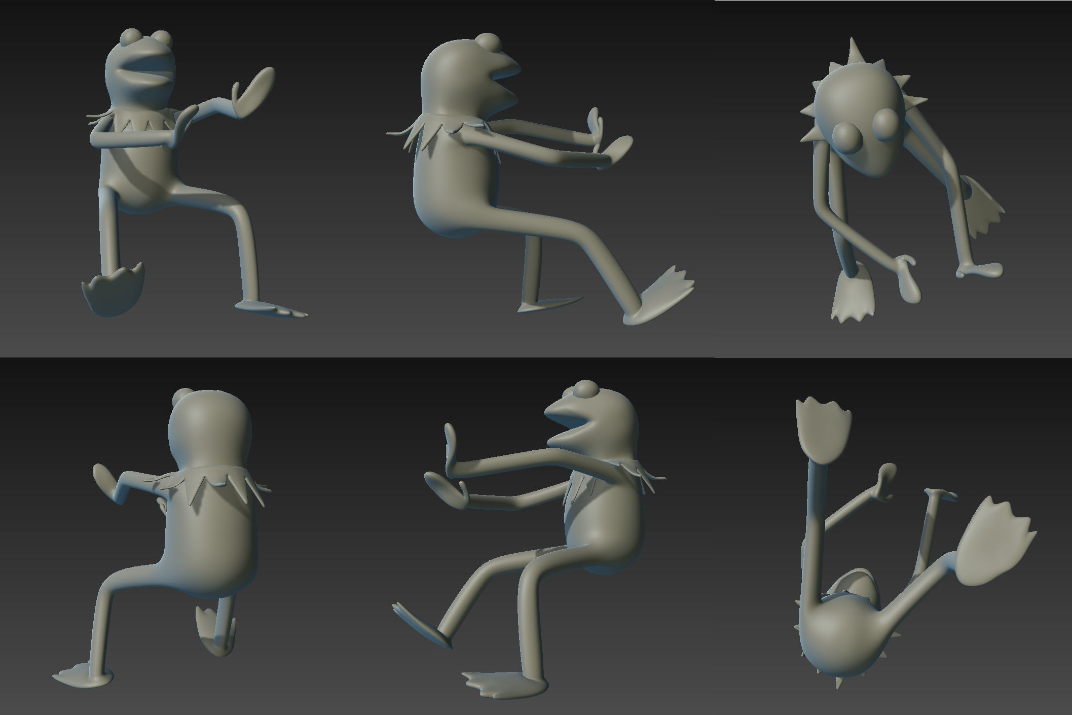 Kermit the Frog puppet 3D print model_5