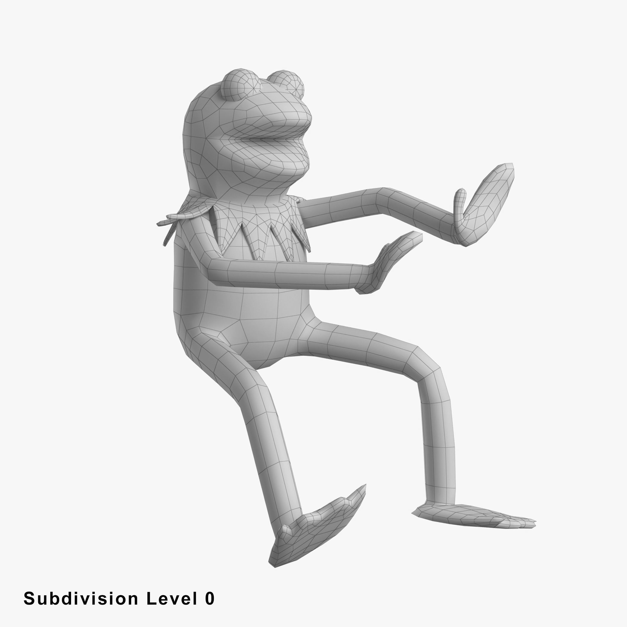 Kermit the Frog puppet 3D print model_6