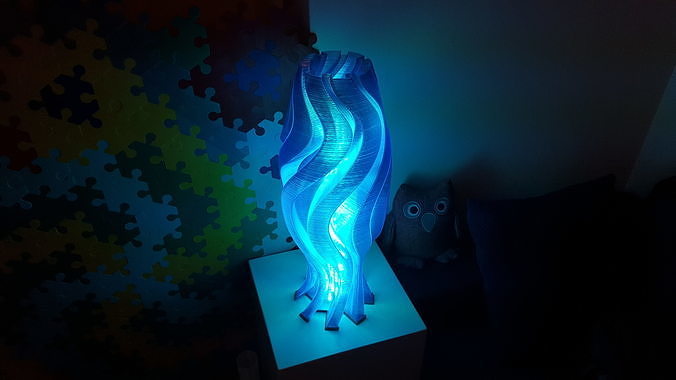 The Blue Lamp Free 3D print model