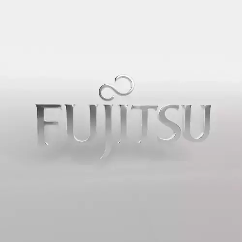 FUJITSU Logo v1 003 Free low-poly 3D model