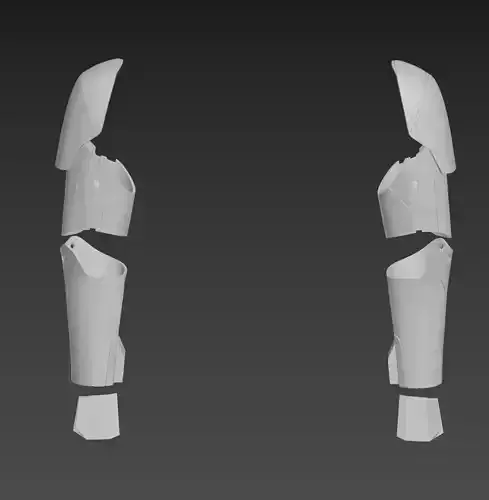 Star Wars The Rise of Skywalker Jet Trooper Arm Armor 3D print model