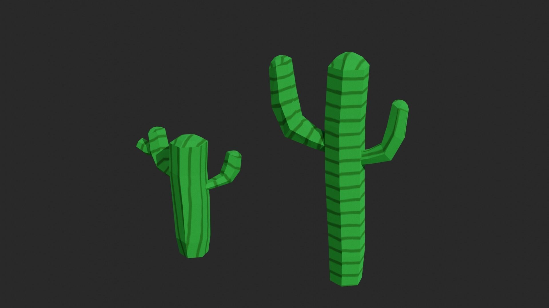 Cartoon Wild West Collection Low-poly 3D model_14