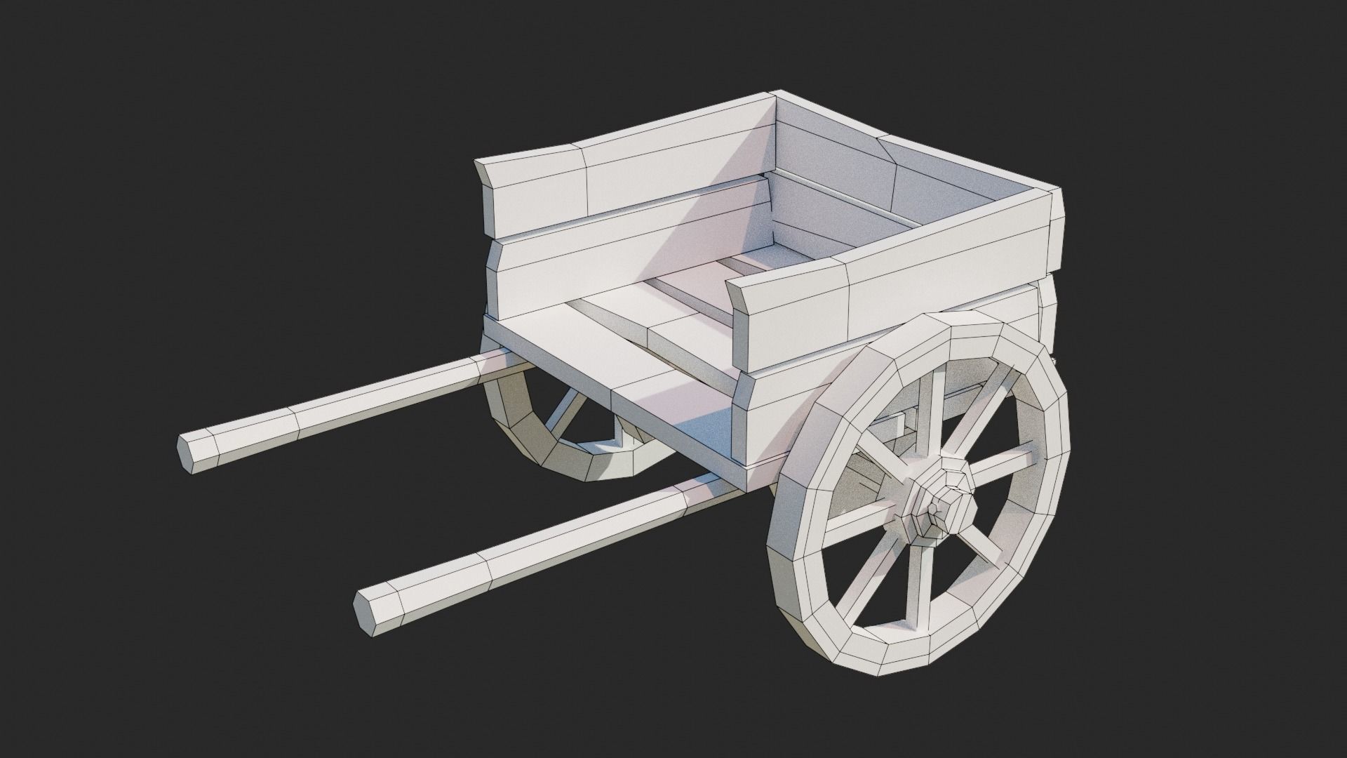 Cartoon Wild West Collection Low-poly 3D model_9