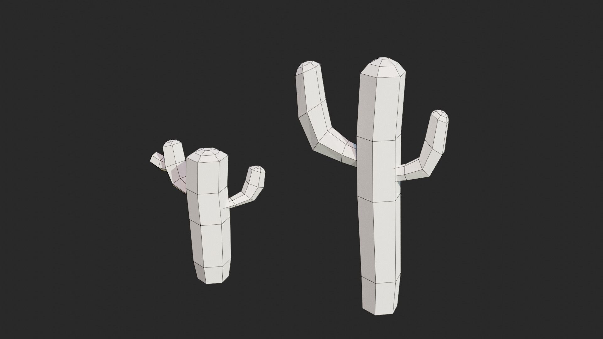 Cartoon Wild West Collection Low-poly 3D model_15