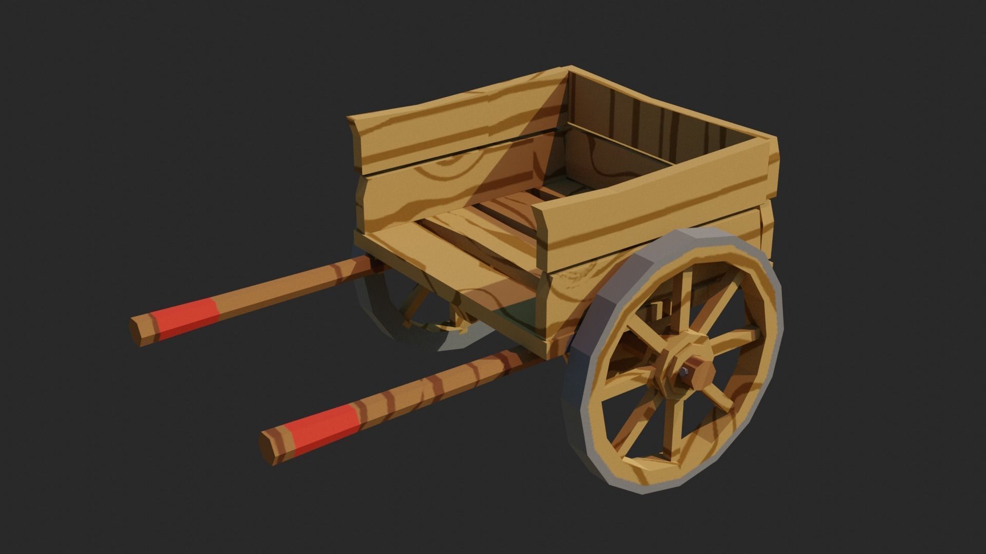 Cartoon Wild West Collection Low-poly 3D model_8