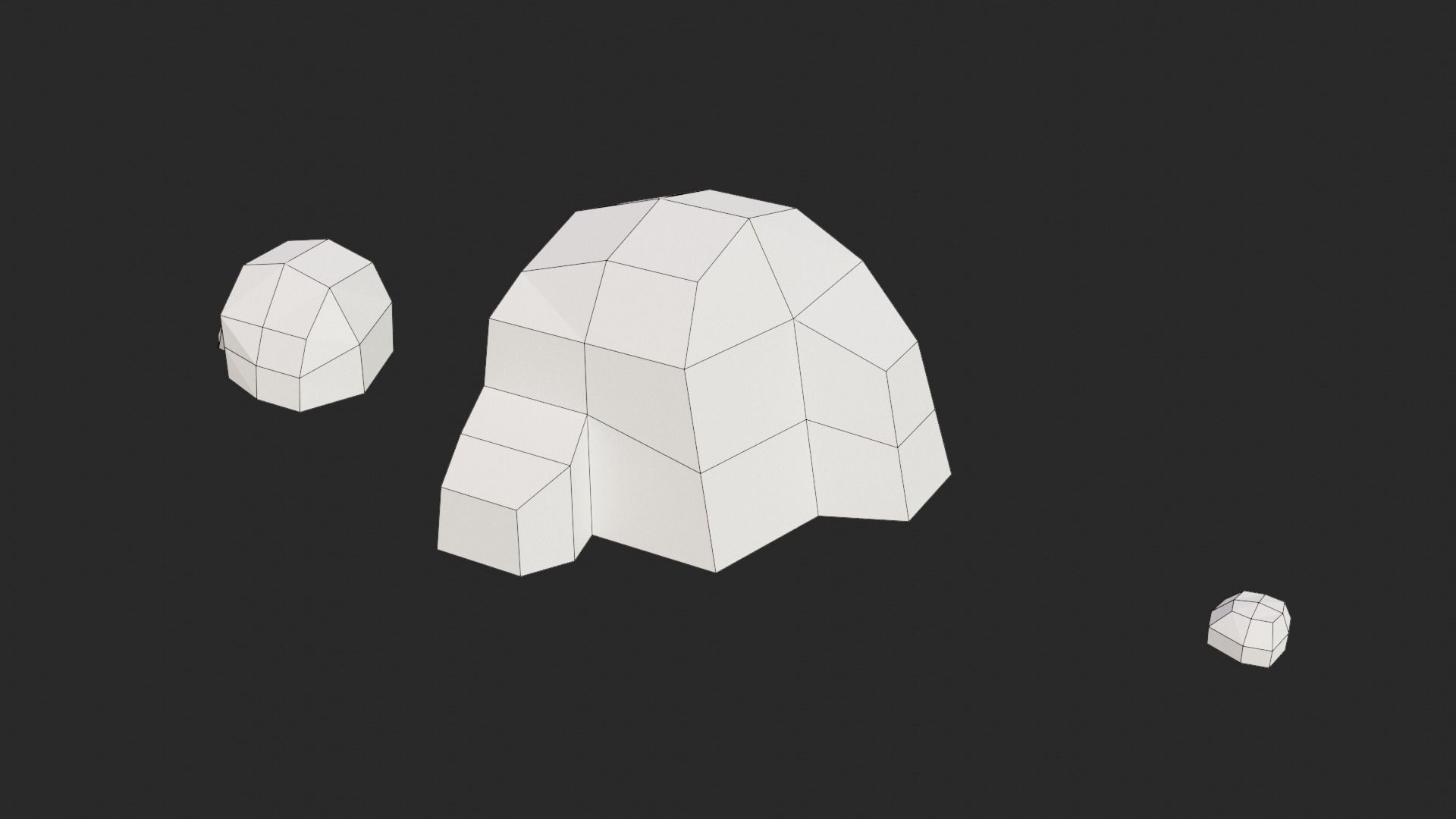 Cartoon Wild West Collection Low-poly 3D model_19