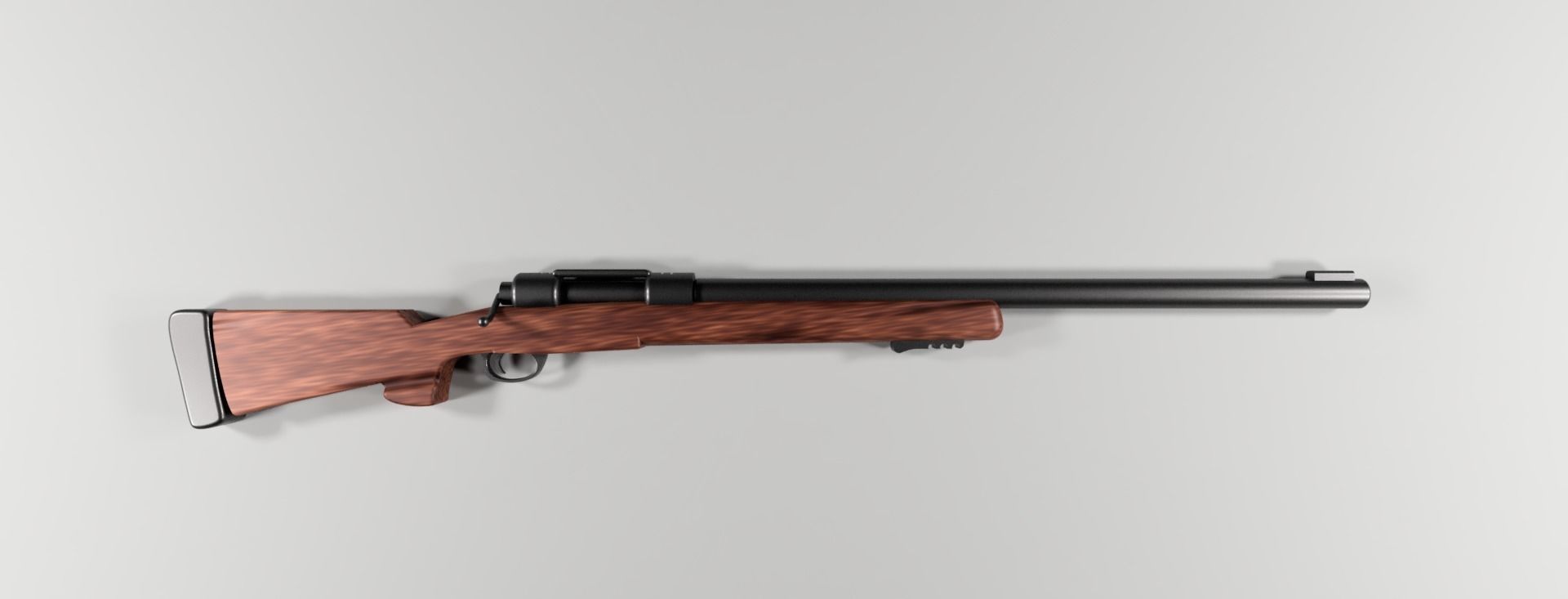 M24 Sniper Rifle 3D model_2