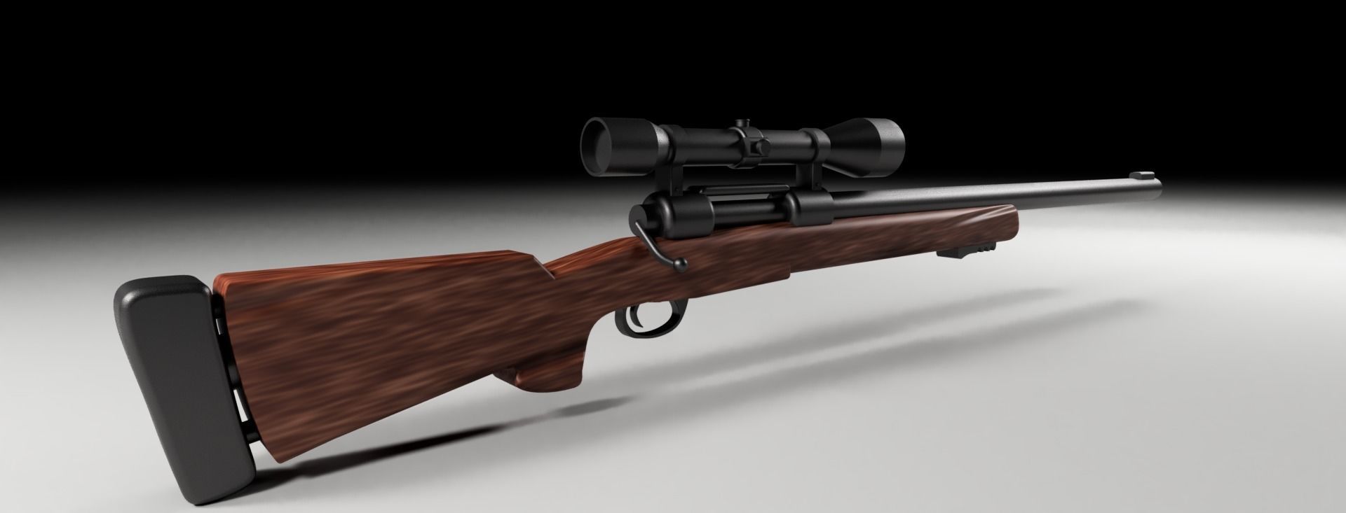 M24 Sniper Rifle 3D model_1