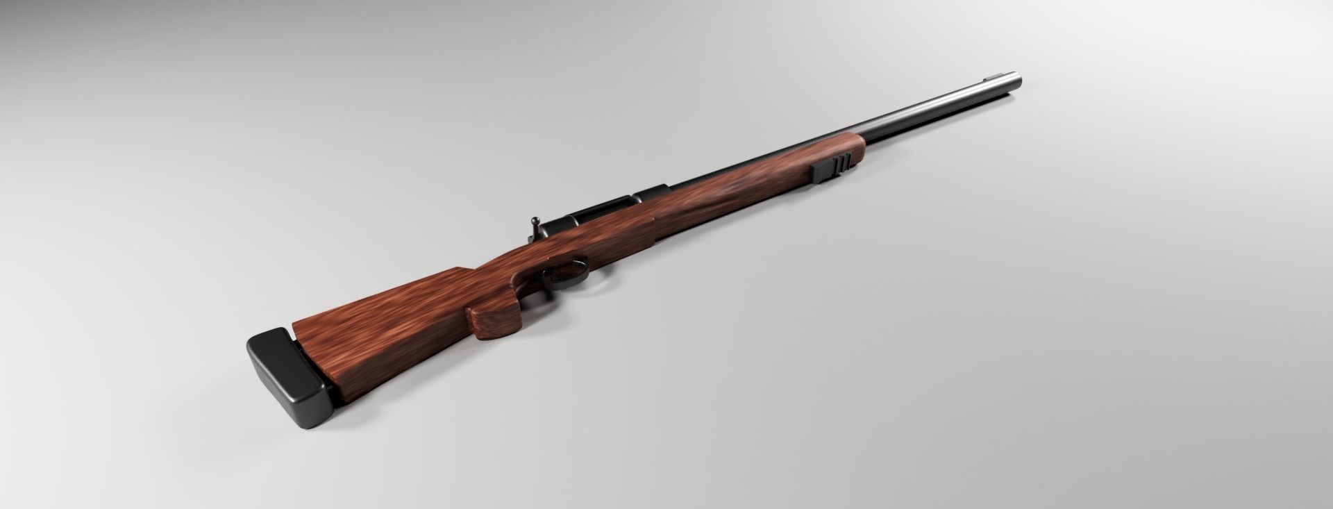 M24 Sniper Rifle 3D model_4