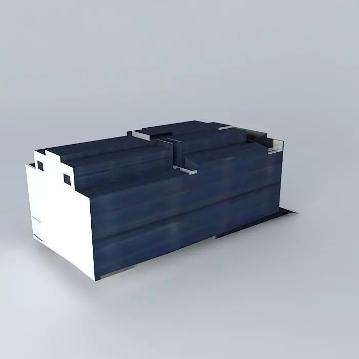 Factory solar panel Free 3D model