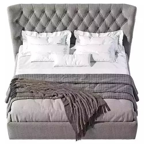  BOLZAN SELENE BED Low-poly 3D model