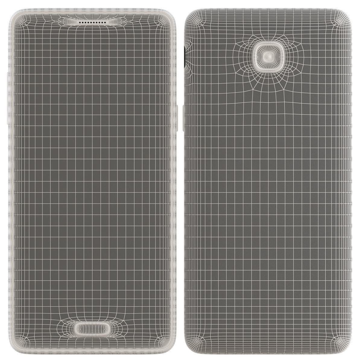 Samsung Galaxy On7 White 3D model_18