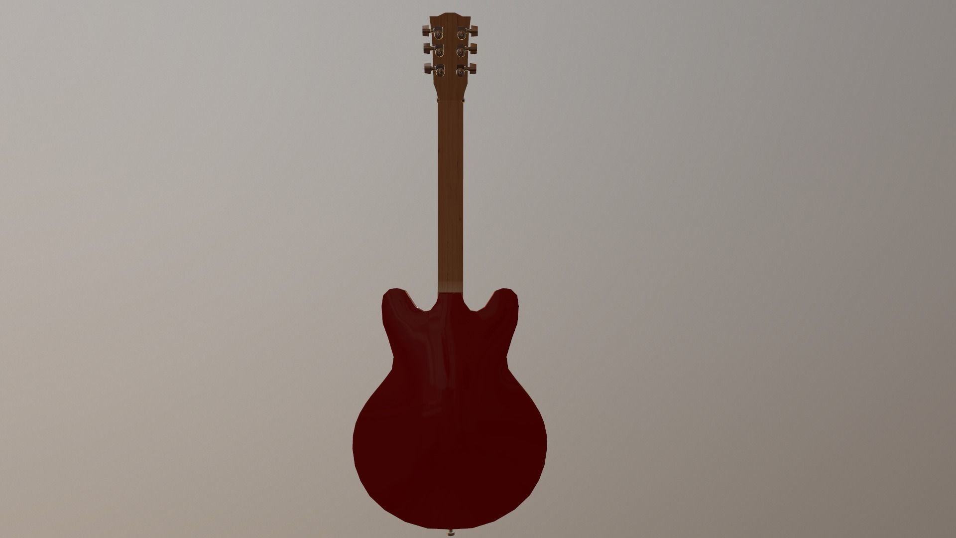Electrictric guiter yemaha Low-poly 3D model_10