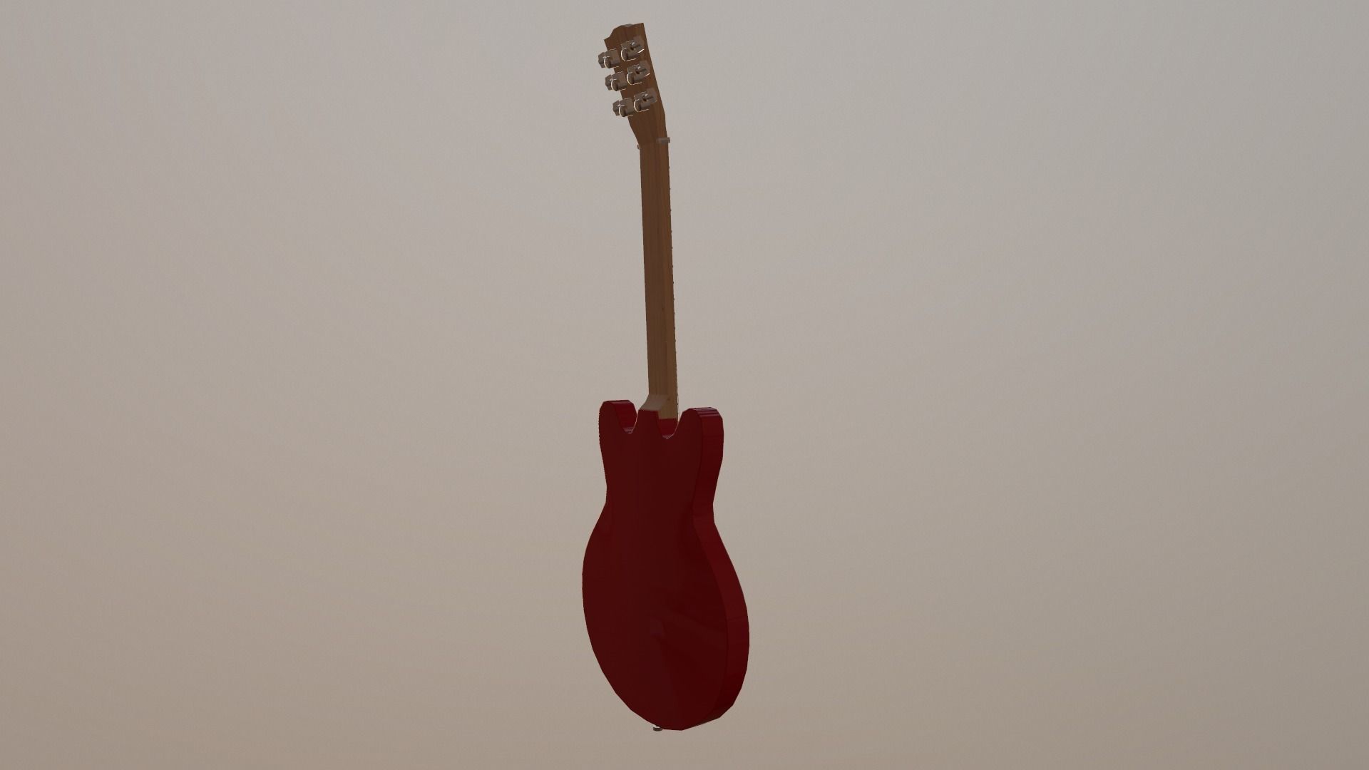 Electrictric guiter yemaha Low-poly 3D model_12