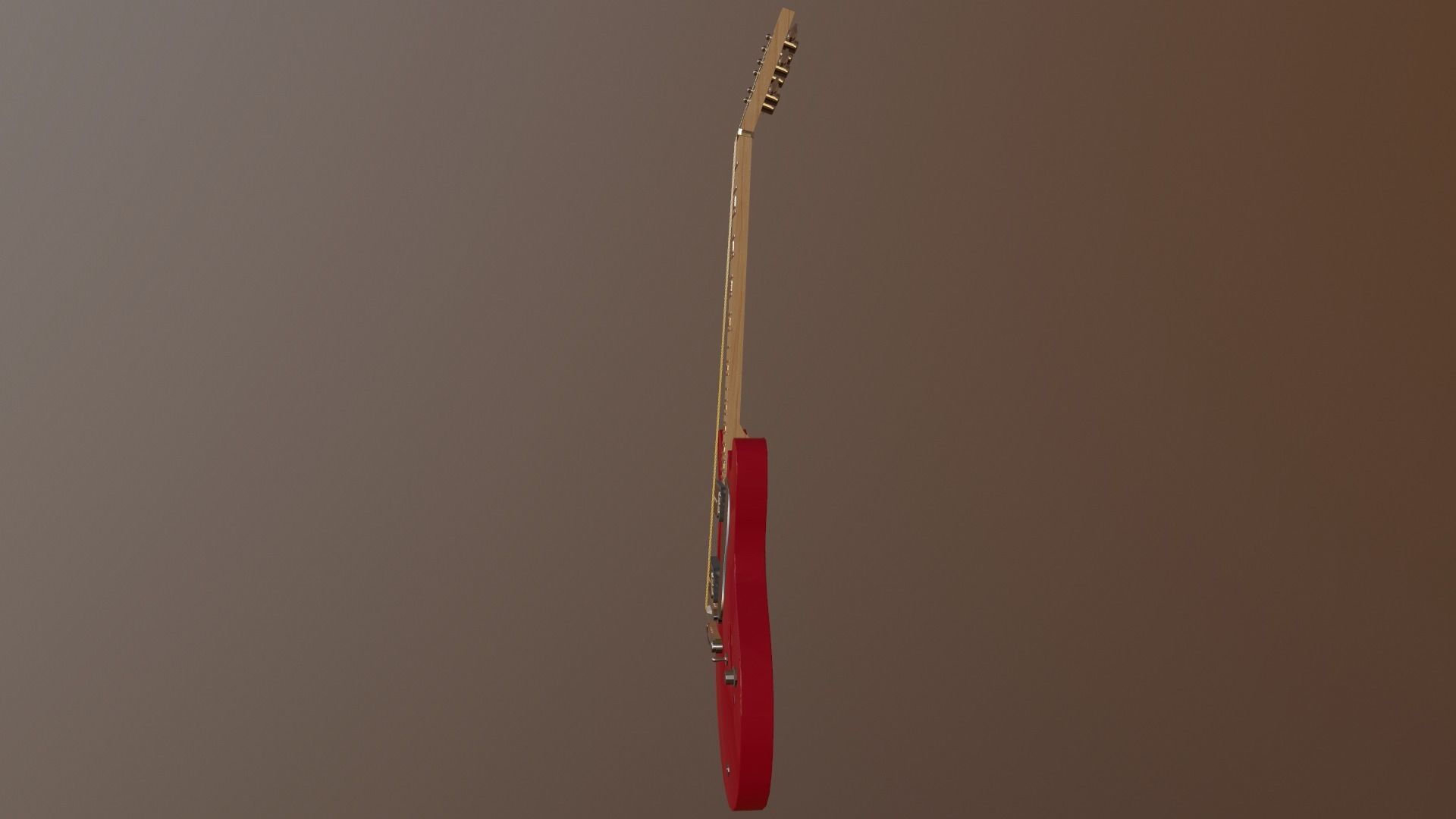 Electrictric guiter yemaha Low-poly 3D model_11