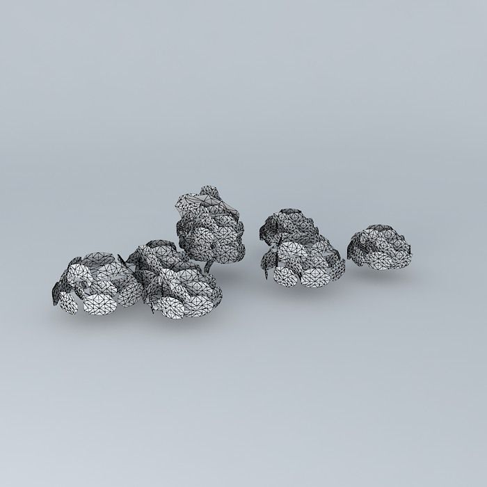 Trees street Andes Free 3D model_4